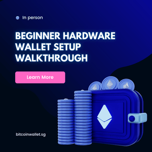 Beginner hardware wallet setup walkthrough - BitcoinWalletSG