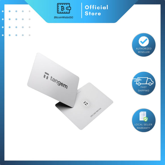 Tangem Hardware Wallet 2.0 (White Limited Edition) - BitcoinWalletSG