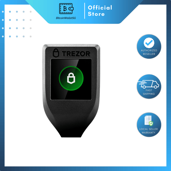 Trezor Model T Cryptocurrency Hardware Wallet - BitcoinWalletSG